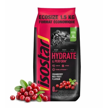 Isostar izotóniás italpor 1500g vörösáfonya