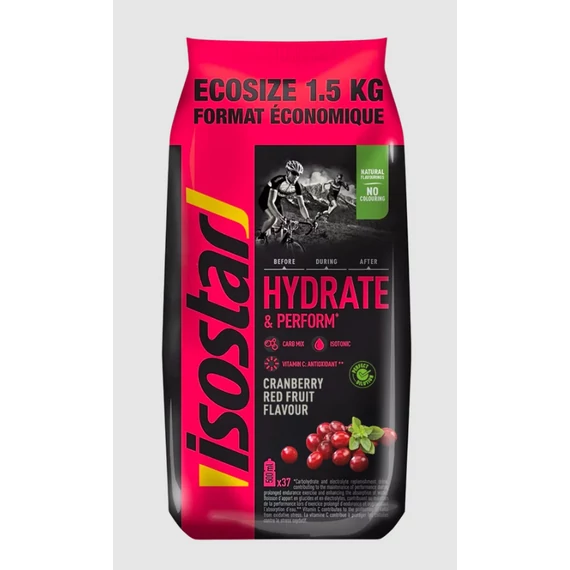 Isostar izotóniás italpor 1500g vörösáfonya
